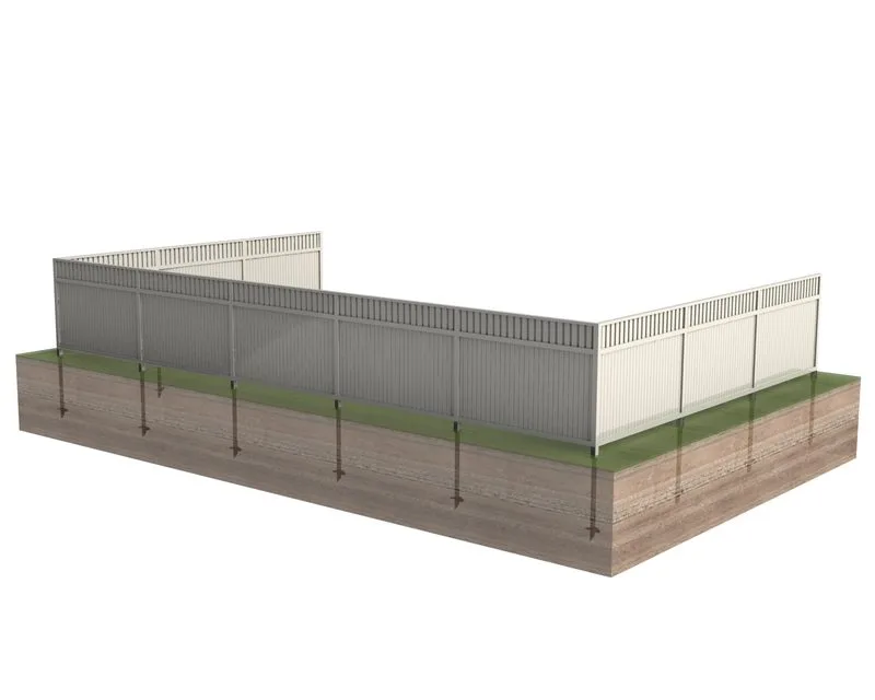 Aita ruuvipaaluperustuksilla